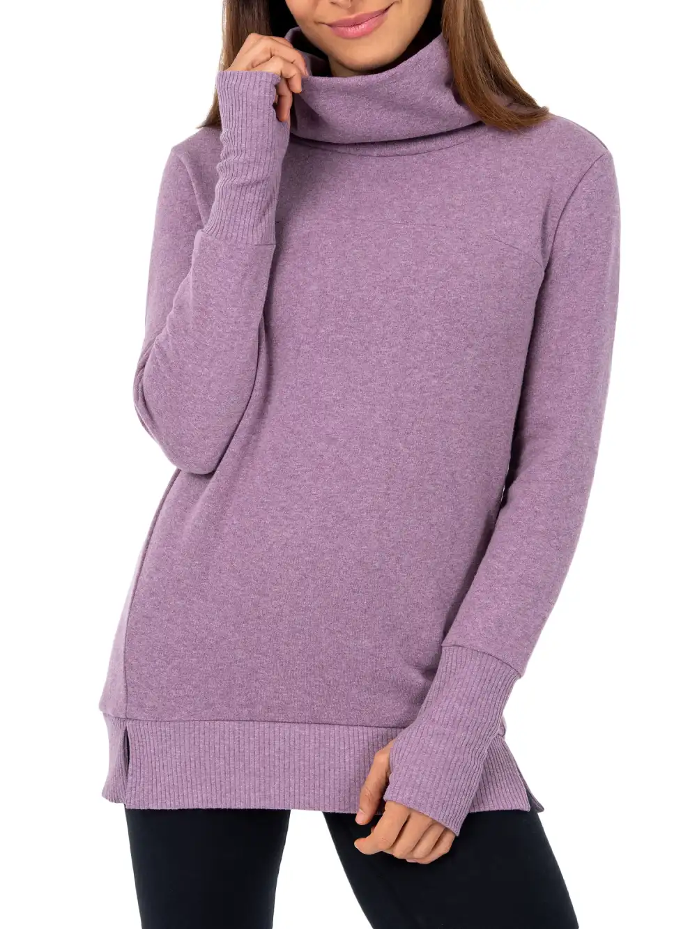 Athletic Works Women&rsquo;s Fleece Cowlneck Sweatshirt