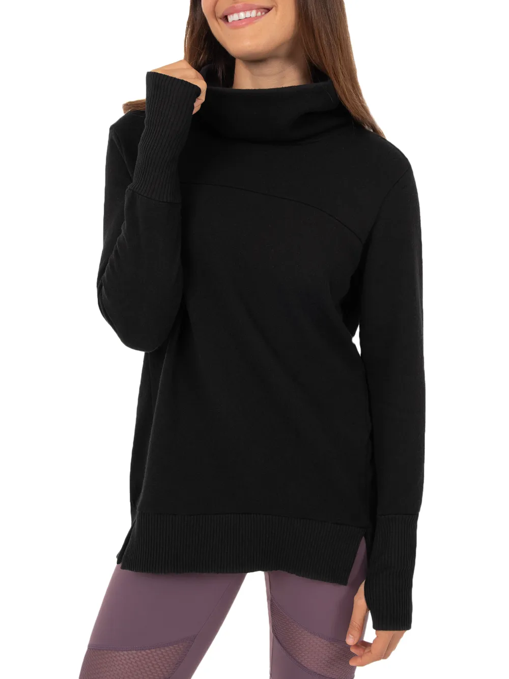 Athletic Works Women&rsquo;s Fleece Cowlneck Sweatshirt