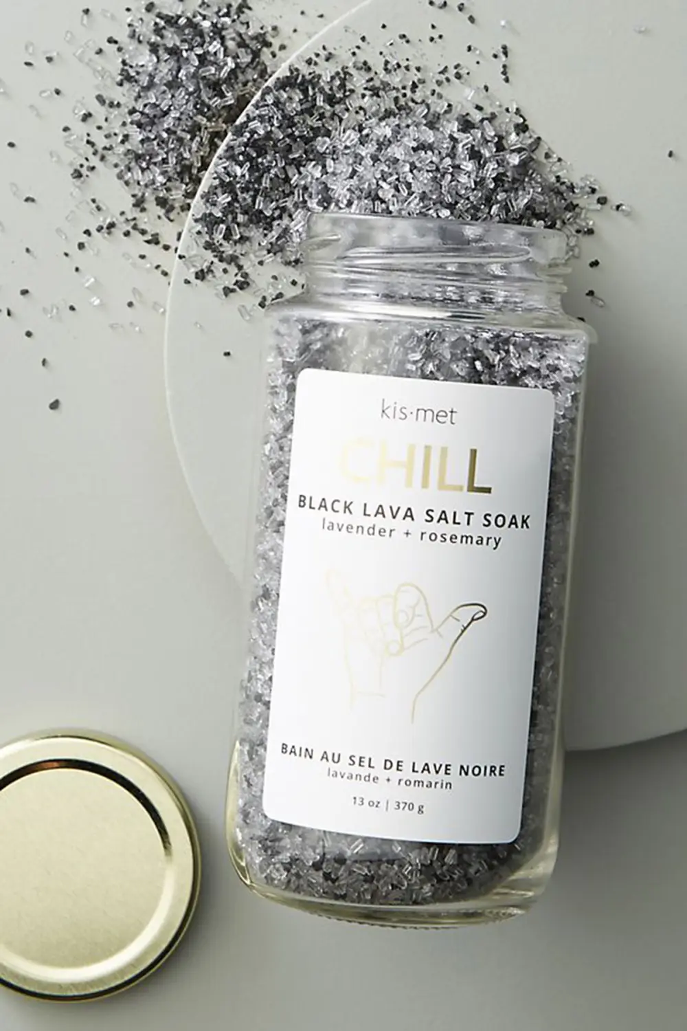 Black Lava Salt Soak