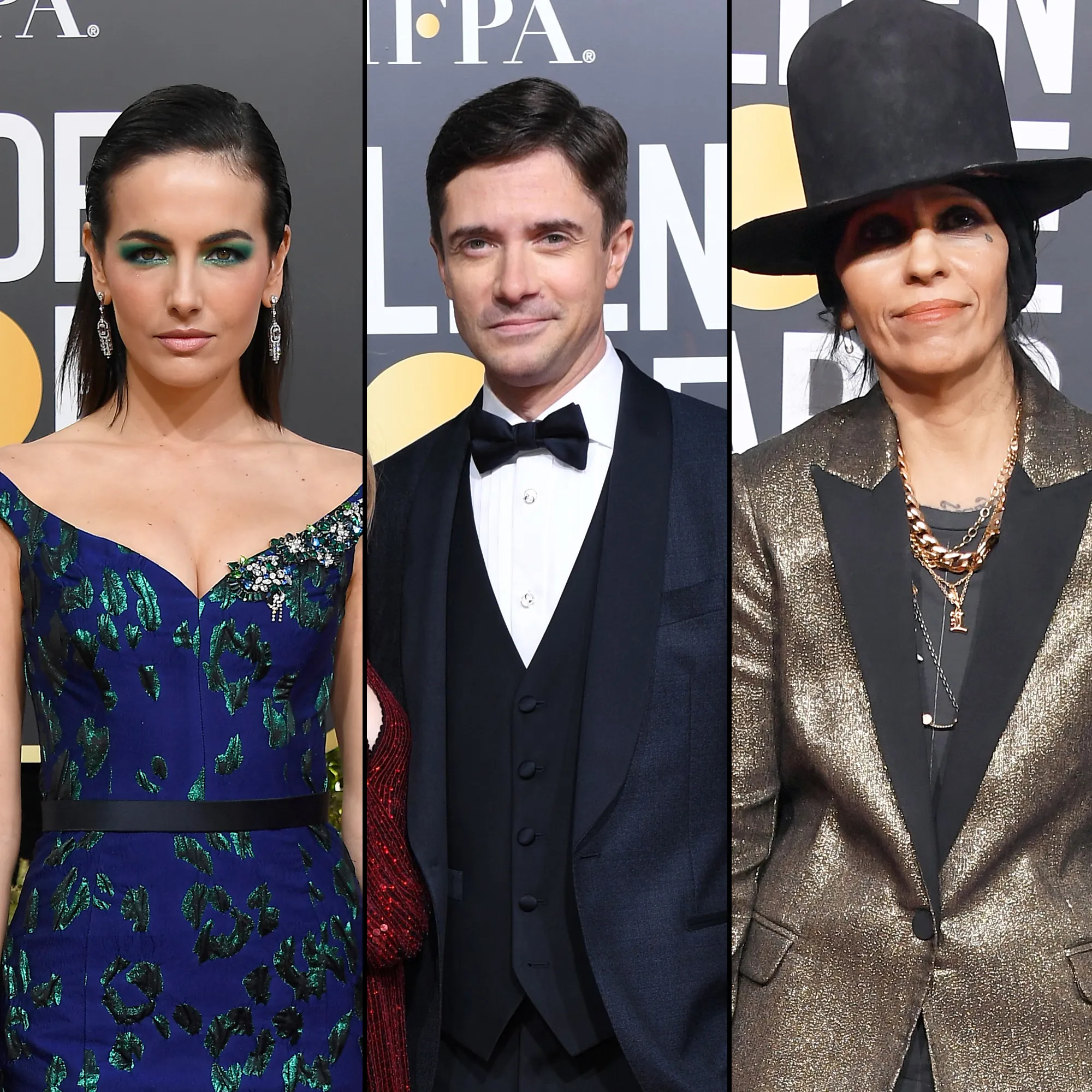 Camilla Belle Topher Grace Linda Perry Golden Globes 2019 Stars Reveal Their Red Carpet Rituals and Hangover Cures
