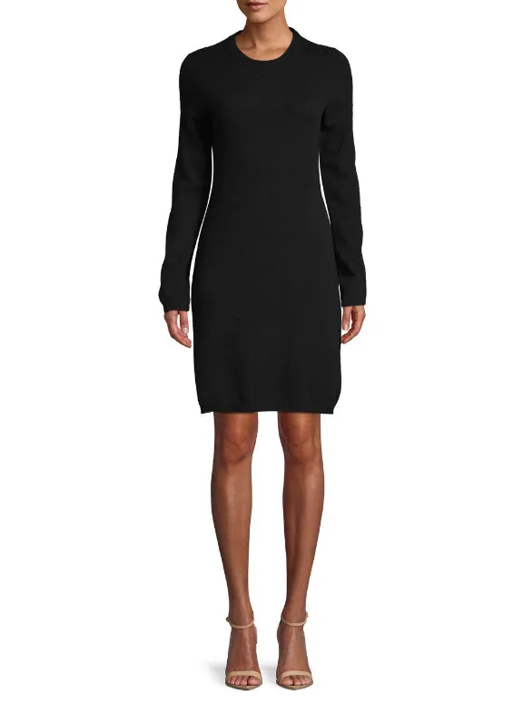Cashmere Saks Fifth Avenue Cashmere Shift Sweaterdress