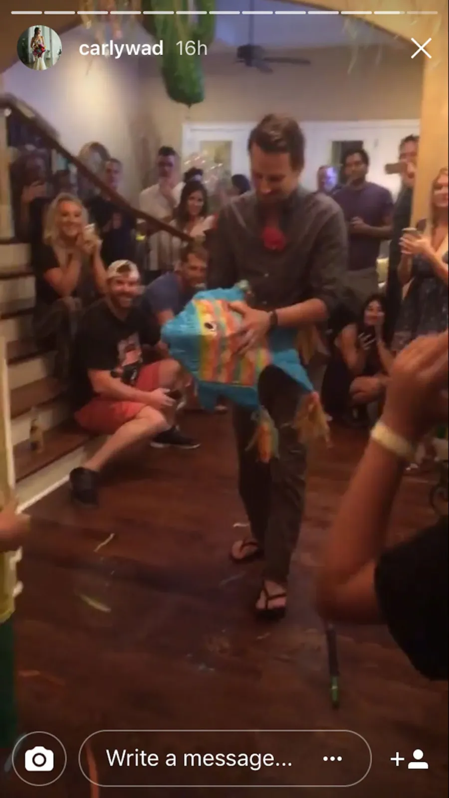 Celebrity Baby Gender Reveal Parties Carly Waddell