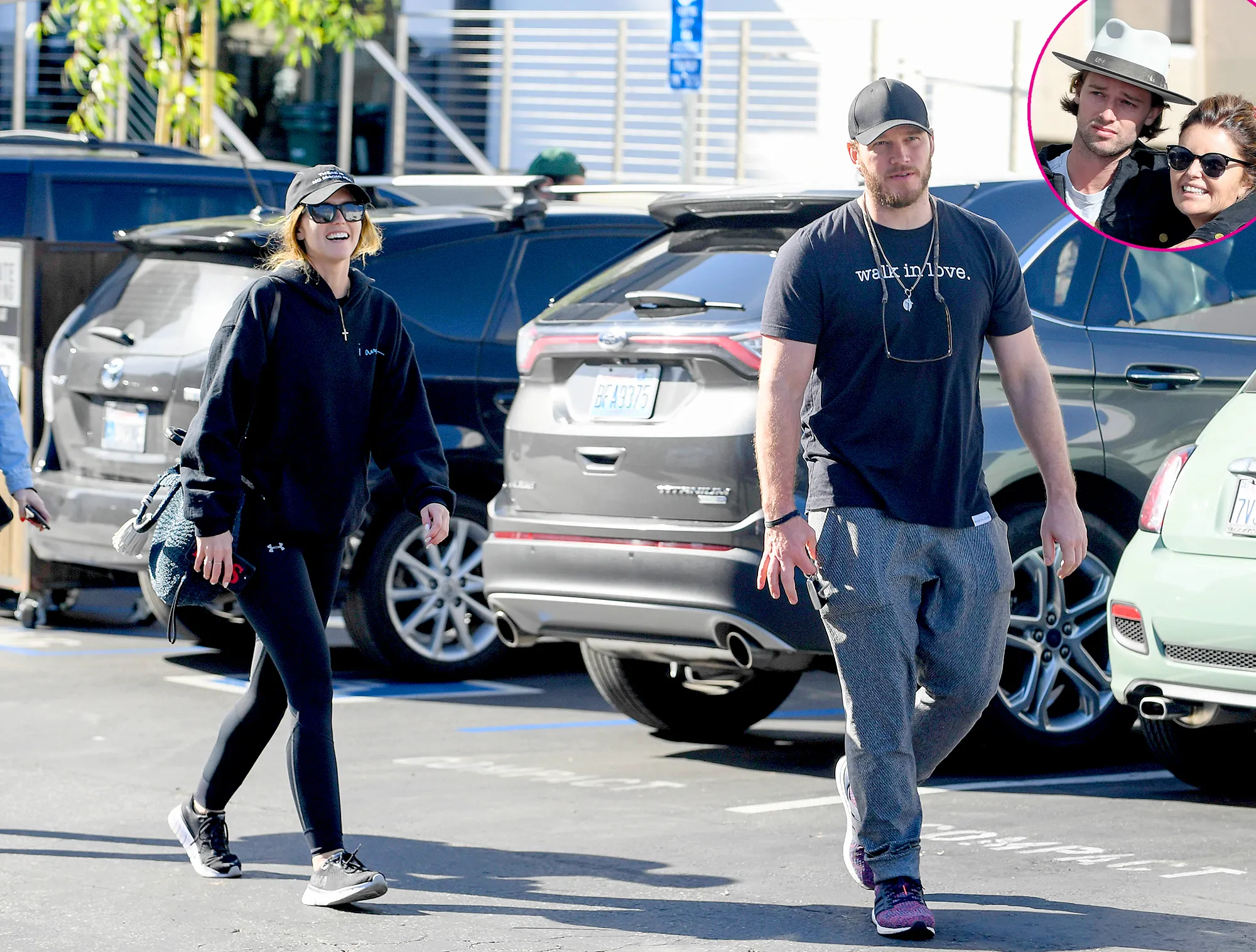 Chris-Pratt,-Katherine-Schwarzenegger,-Maria-Schriver-siblings-lunch