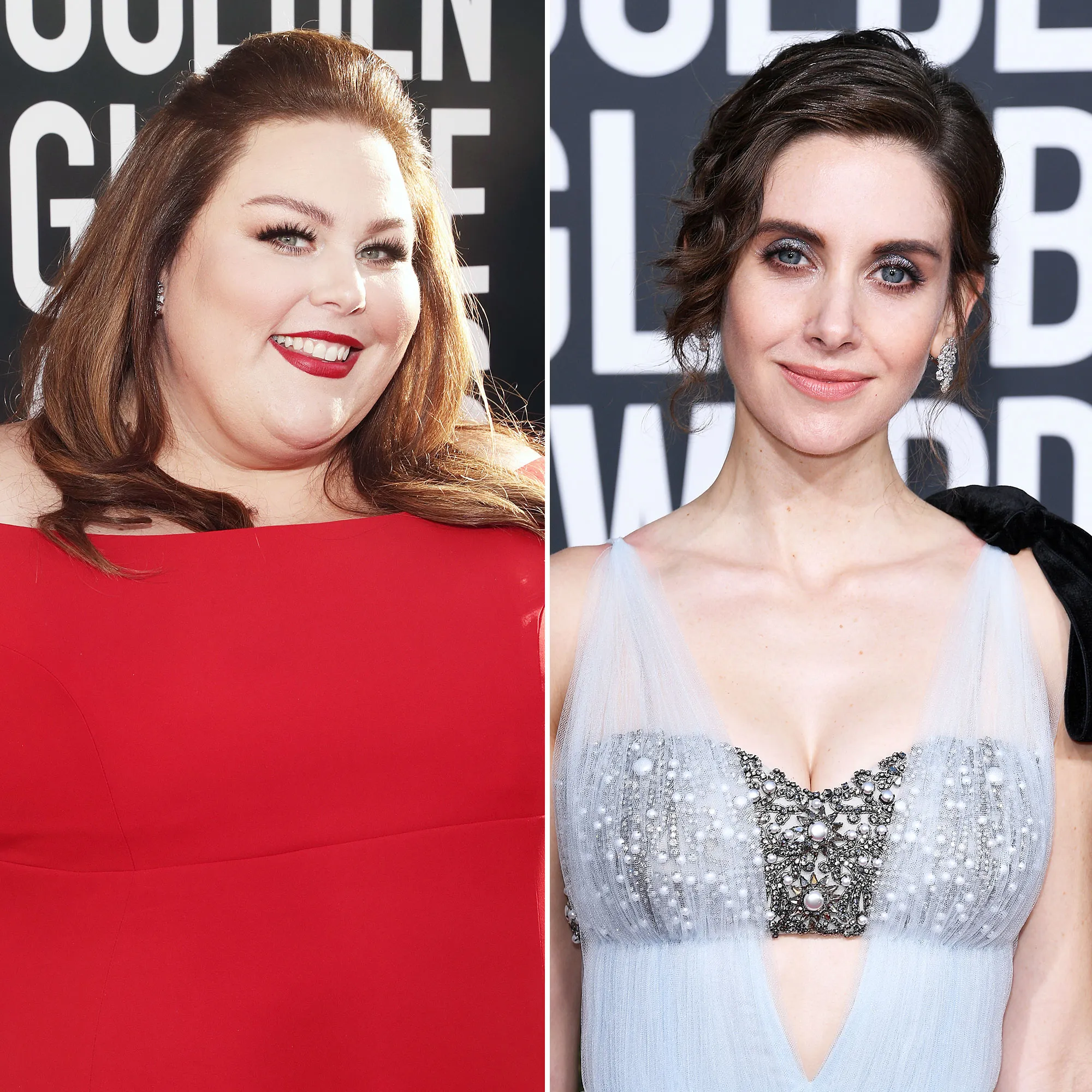 Chrissy Metz Alison Brie Friends Hot Mic Confusion Golden Globes 2019