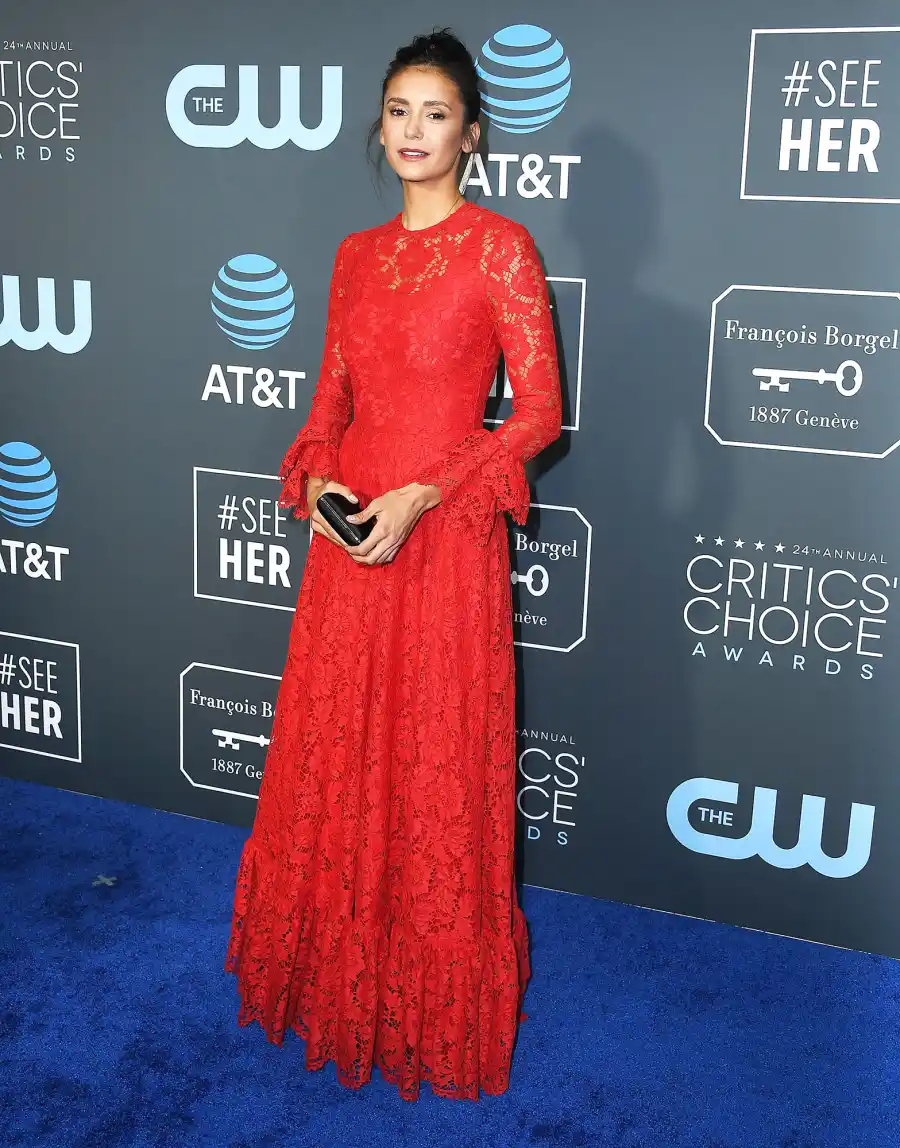 Nina Dobrev critics choice awards 2019