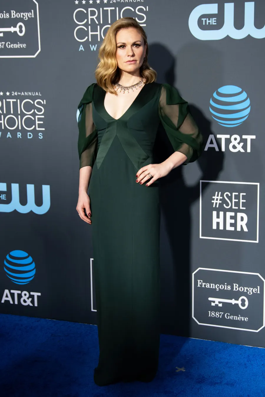 Anna Paquin critics choice awards 2019