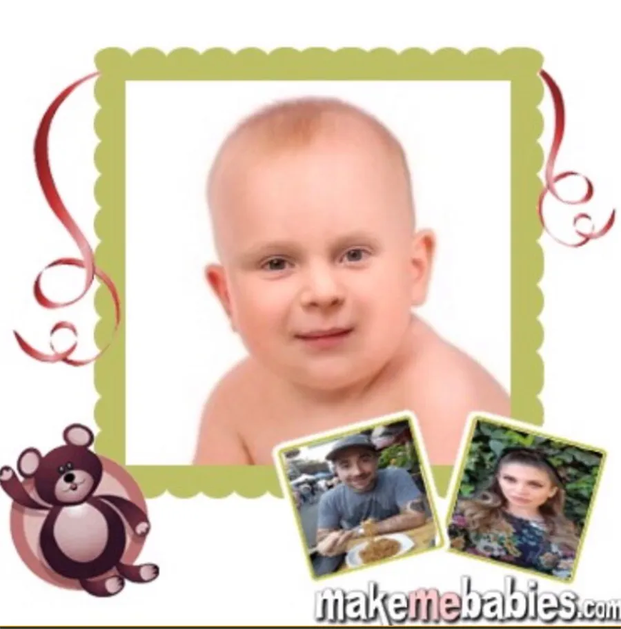 Danielle-Fishel-and-Jensen-Karp-baby-mashup