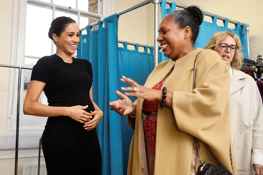 Duchess Meghan Smiles SmartWorks Four Patronages