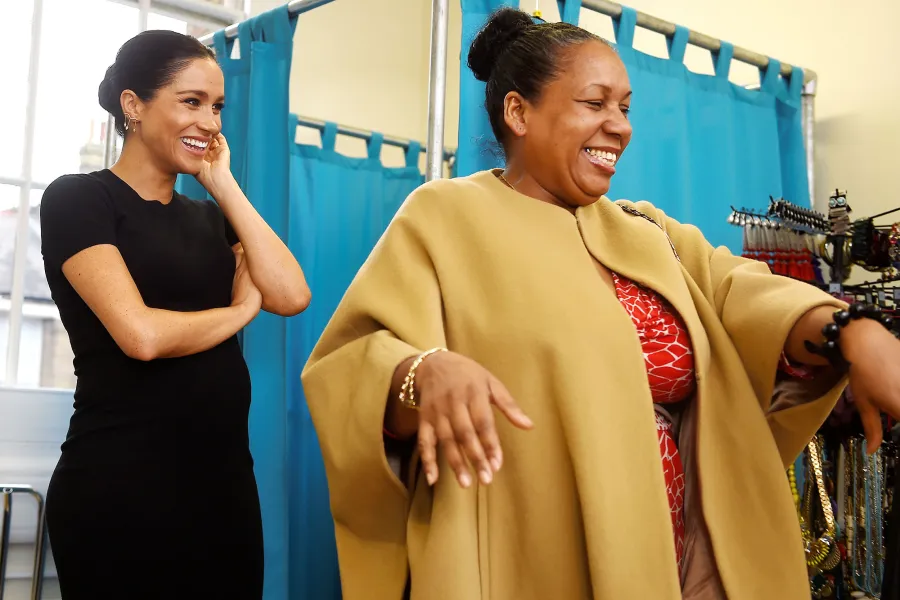 Duchess Meghan Smiles SmartWorks Four Patronages