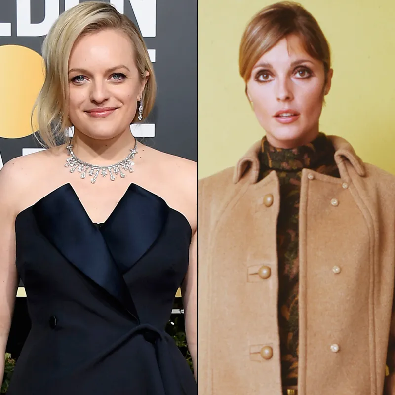 Elisabeth Moss Sharon Tate 2019 Golden Globes Look