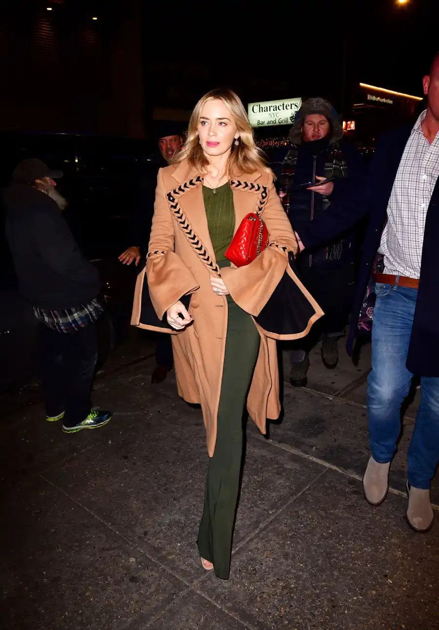 Stars Like Emily Blunt Give Us the Best Winter Coat Inspo