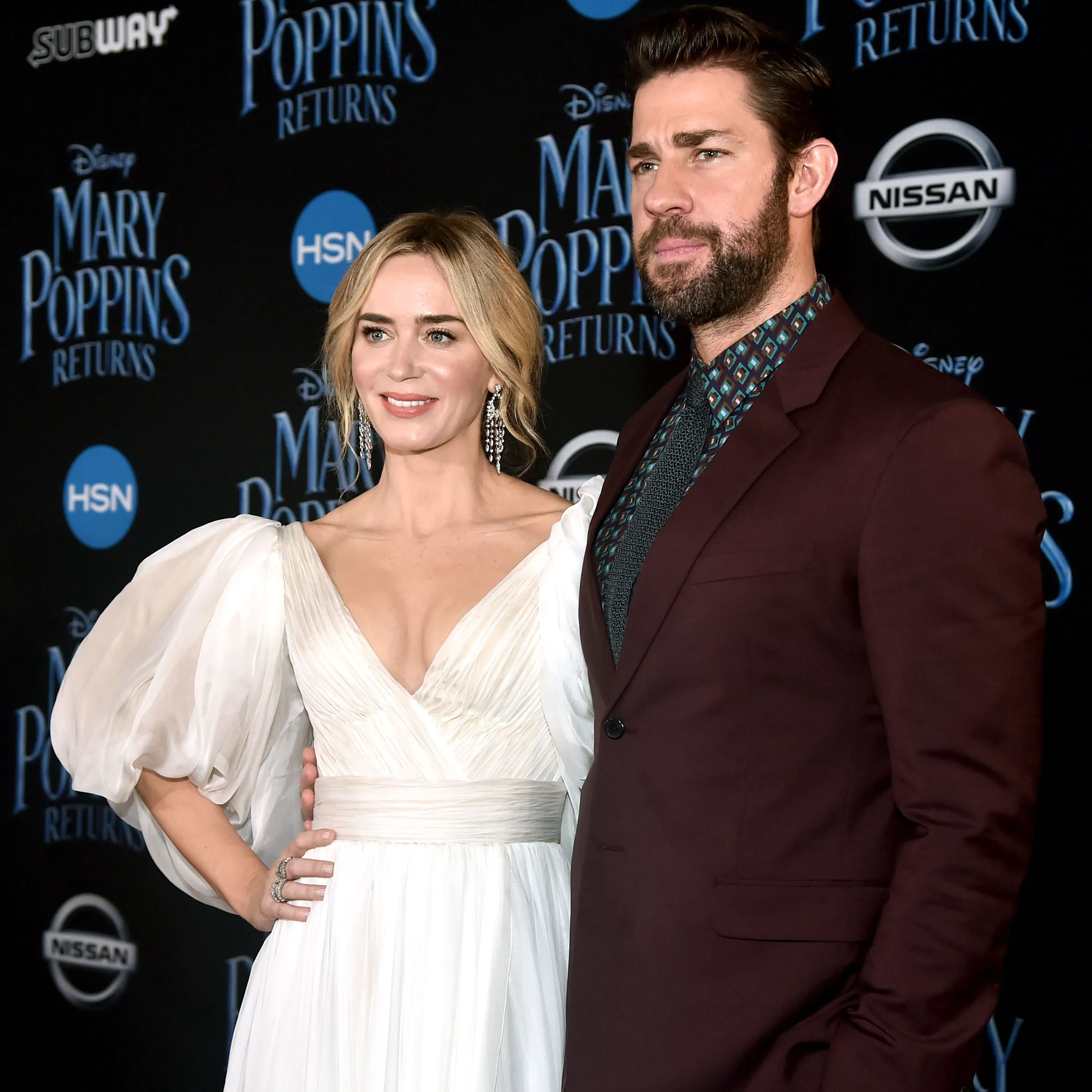Emily Blunt Says 'It Was Wonderful' to See Husband John Krasinski Cry During 'Mary Poppins Returns'