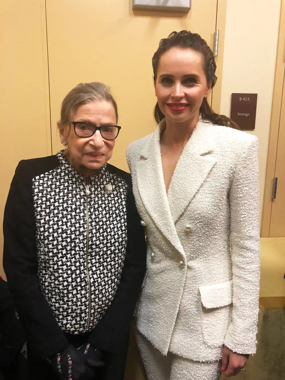 Felicity Jones: &lsquo;I Wanted to Curtsy&rsquo; When I Met Ruth Bader Ginsberg