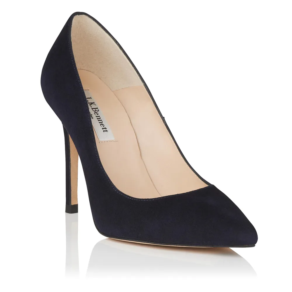 Fern Navy Heels