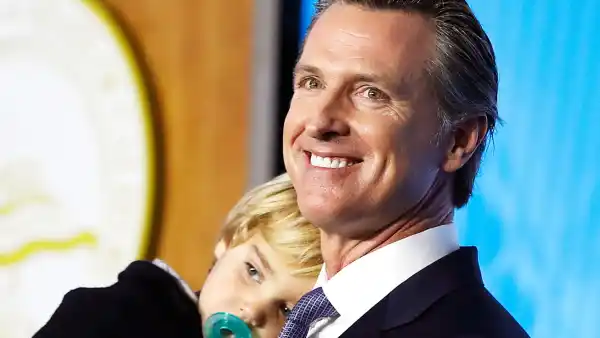 Gavin Newsom 2 year old California Governor’s Toddler Interrupts Inaugural Address