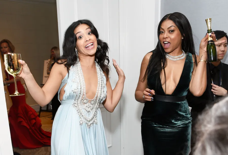 Inside Golden Globes 2019 Gina Rodriguez Taraji P Henson