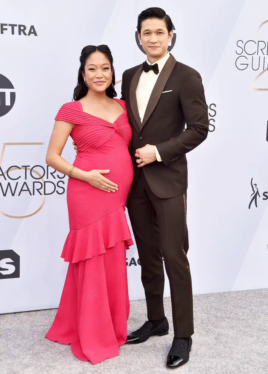 SAG Awards 2019 Shelby Rabara (L) and Harry Shum Jr.
