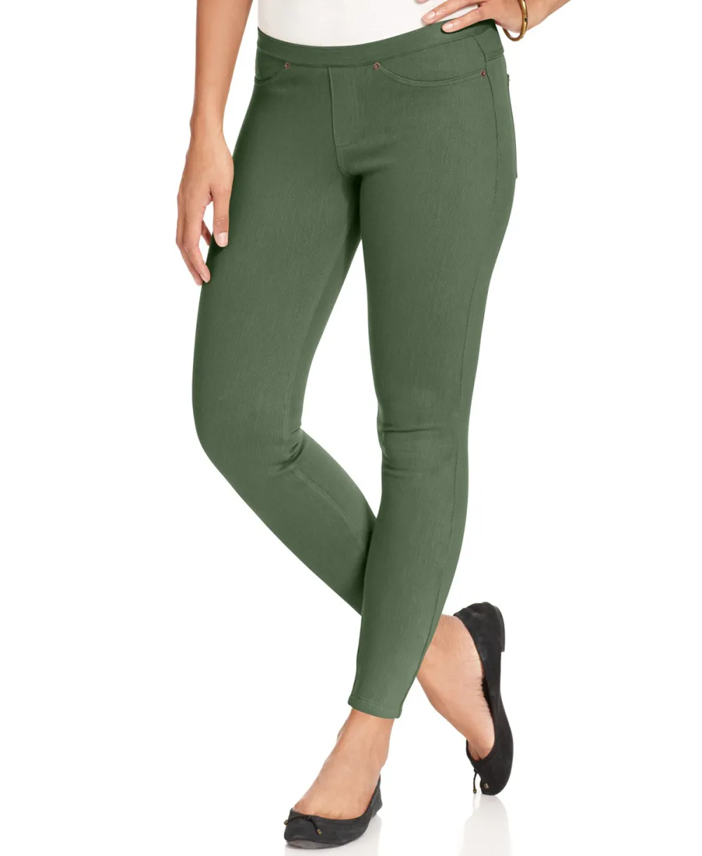 Hue Denim Leggings Olive