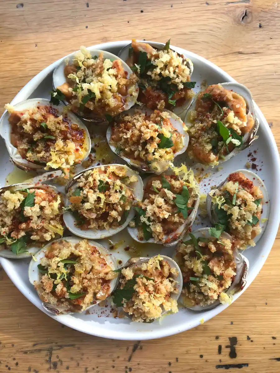 Italian Style Stuffed Clams super bowl recipes
