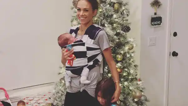 Jana Kramer with children Jolie and Jace