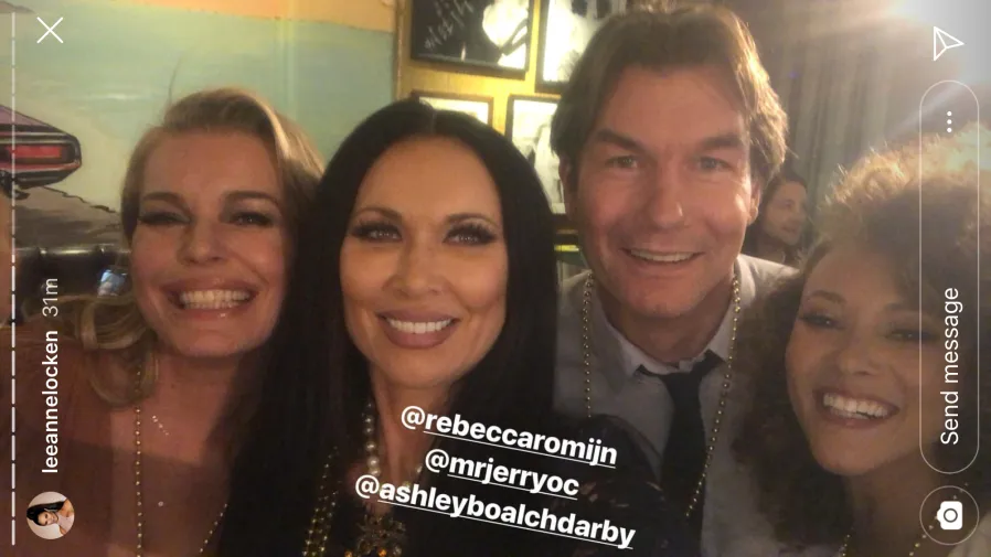 andy cohen baby shower, jerry o'connell, rebecca romijn, leann locken, ashley darby