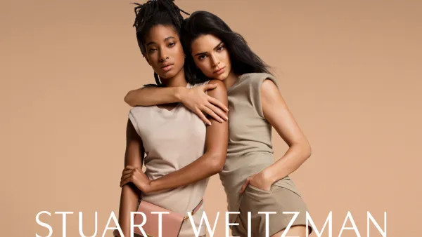 Kendall Jenner and Willow Smith in Stuart Weitzman Campaign