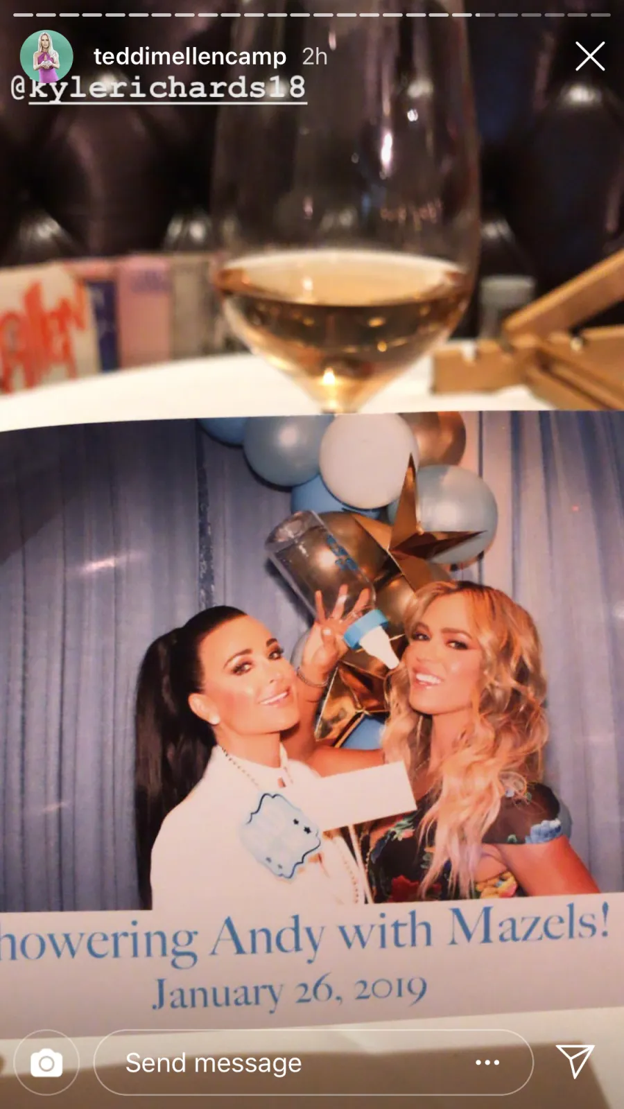 Andy Cohen, baby shower, real housewives, kyle richards, teddi mellencamp