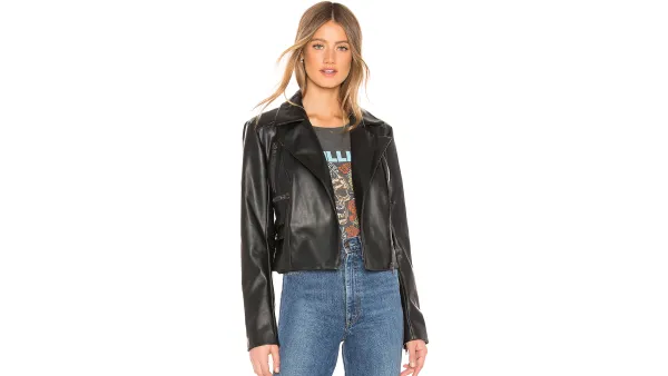 Revolve leather jacket