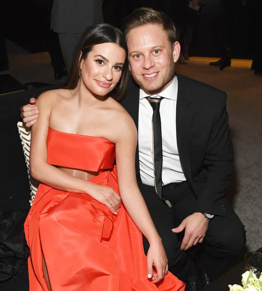 Golden Globes 2019 Afterparties Lea Michele Zandy Reich