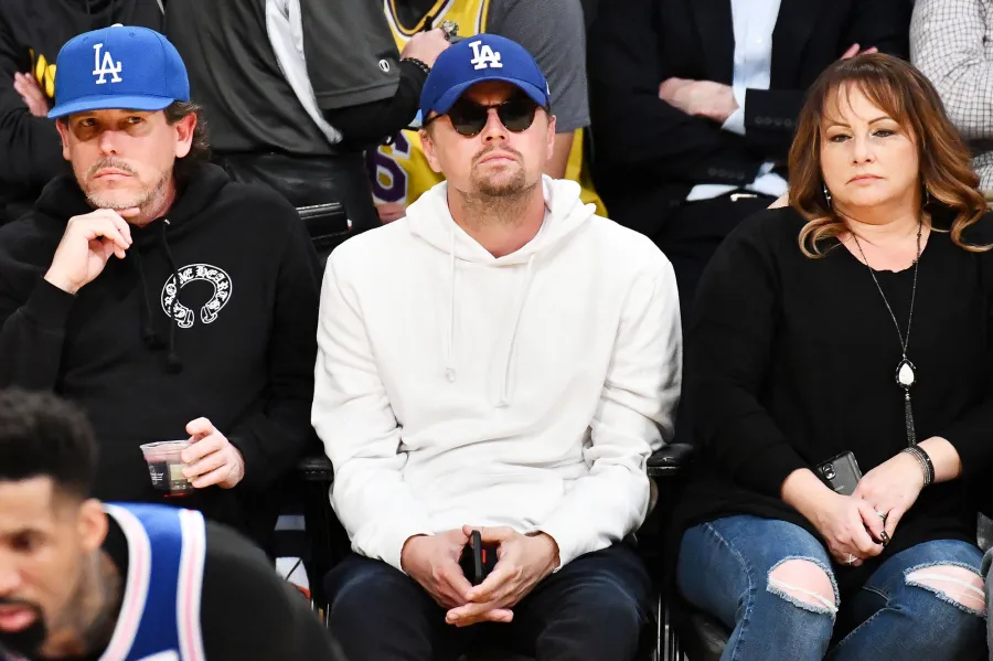 Leonardo DiCaprio Lakers Game Hiding In Plain Sight
