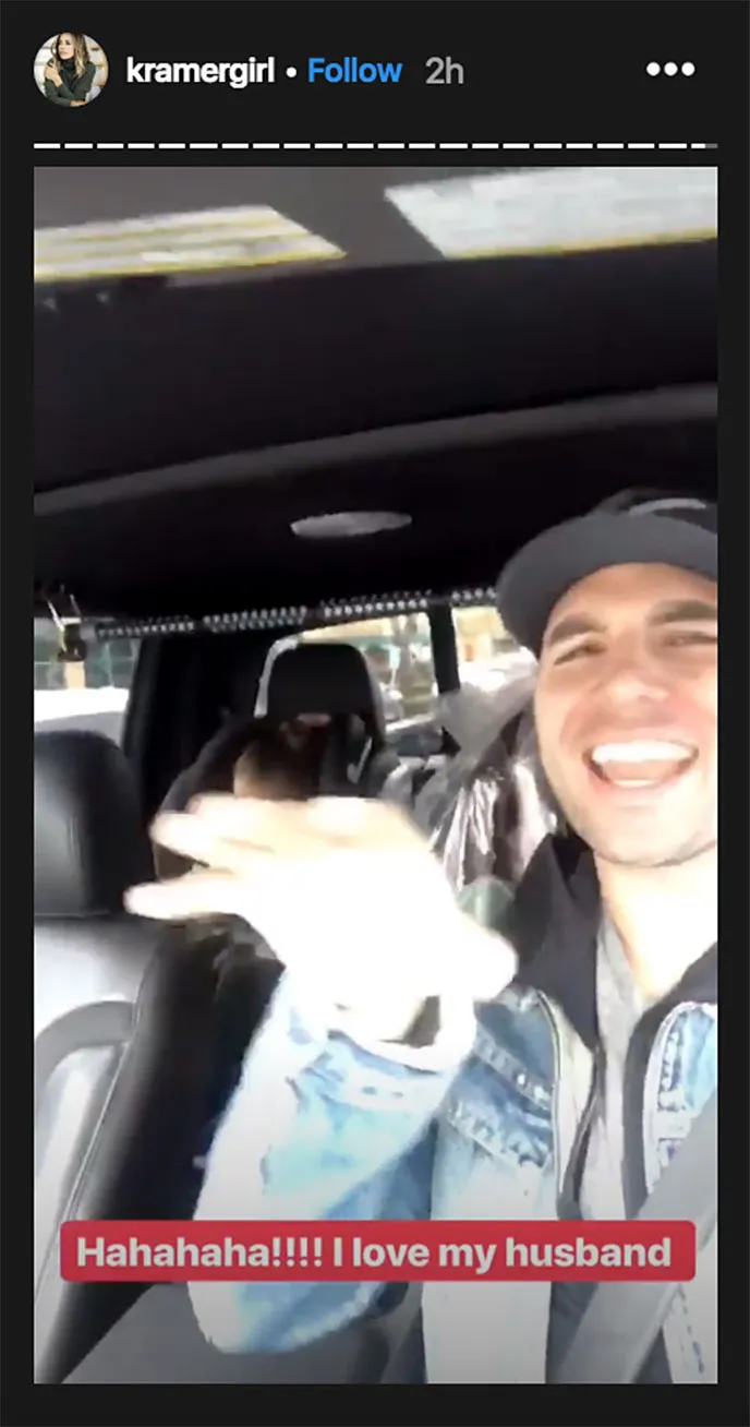 Mike Caussin and Daughter Jam Out to Wife Jana Karmer's Song on Radio