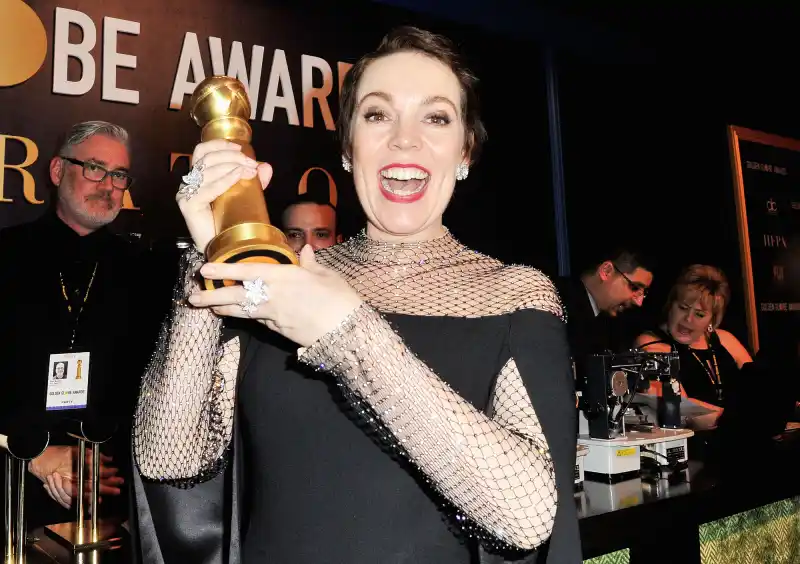 Golden Globes 2019 Afterparties Olivia Colman