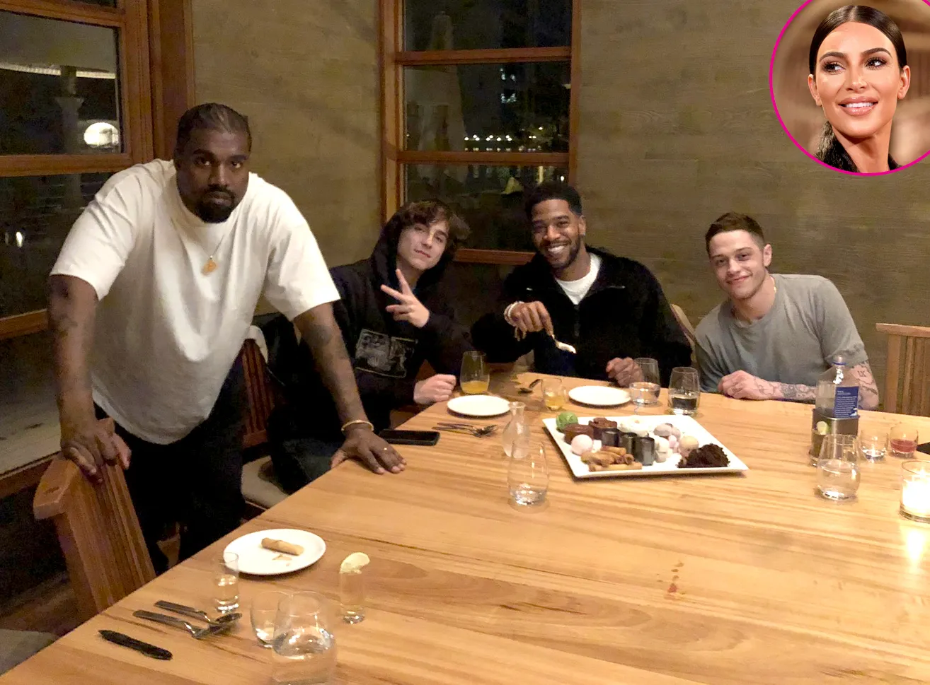 Pete-Davidson-and-Kimye-Celebrate-Kid-Cudi's-Birthday-Together