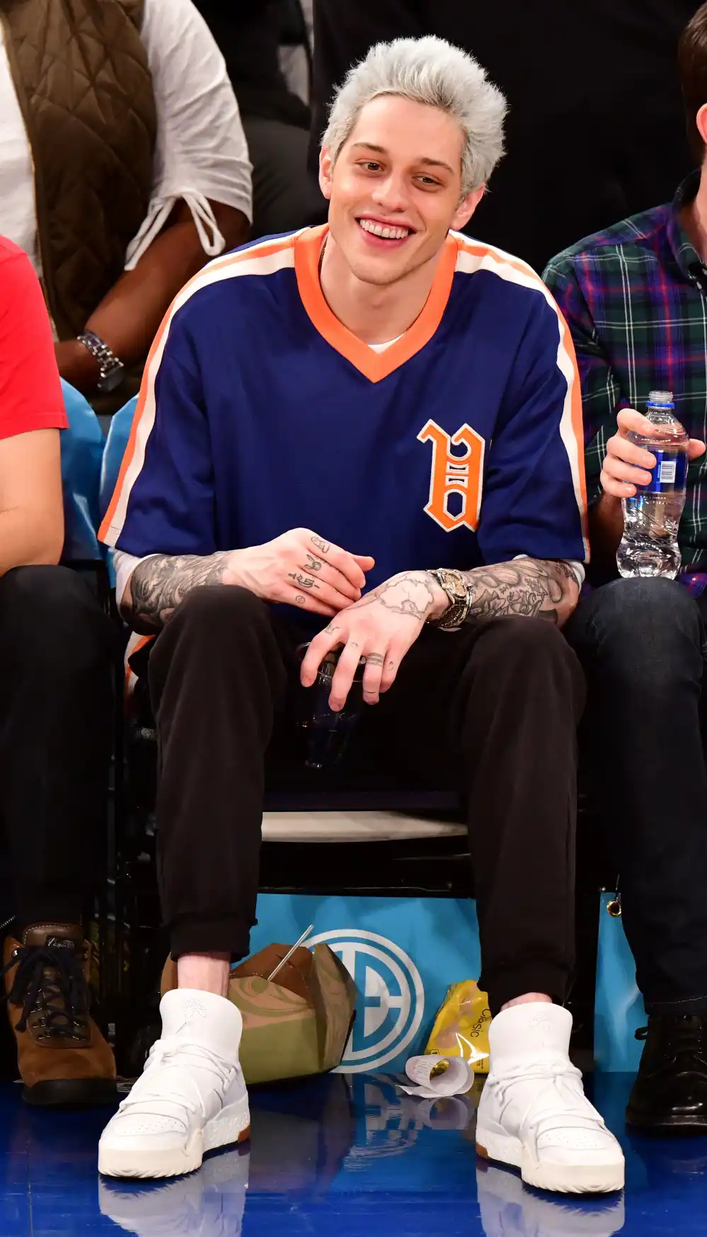 Andy Samberg and Sandra Oh on Pete Davidson: 'Leave Him Alone'