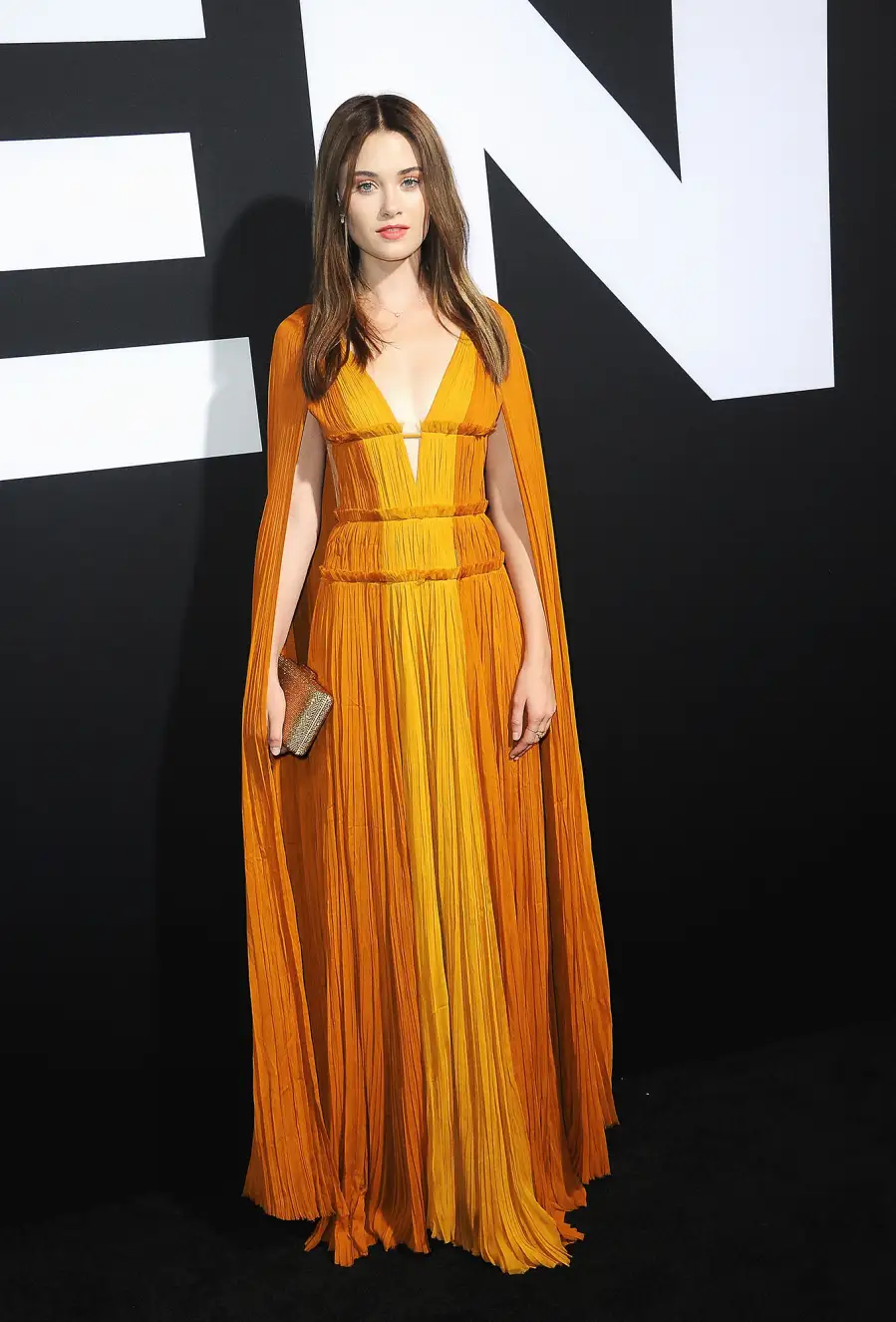 Red Carpet J. Mendel gallery for Stylish Virginia Gardner