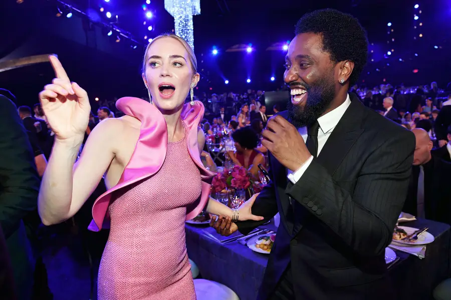 SAG Awards 2019 Inside Photos Emily Blunt John David Washington
