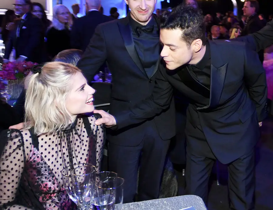 SAG Awards 2019 Inside Photos Lucy Boynton Rami Malek