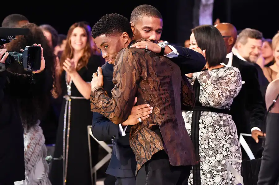 SAG Awards 2019 Inside Photos Michael B. Jordan Chadwick Boseman