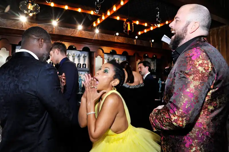 SAG Awards 2019 Inside Photos Sterling K. Brown Susan Kelechi Watson Chris Sullivan