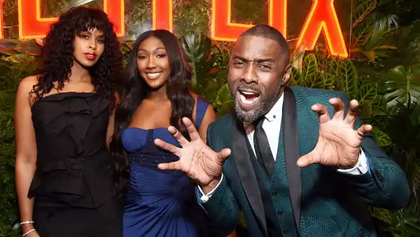 Golden Globes 2019 Afterparties Sabrina Dhowre Isan Elba Idris Elba