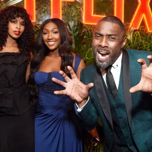 Golden Globes 2019 Afterparties Sabrina Dhowre Isan Elba Idris Elba