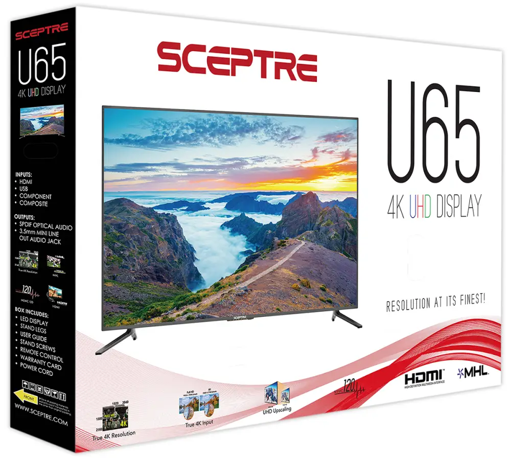Sceptre TV in Box