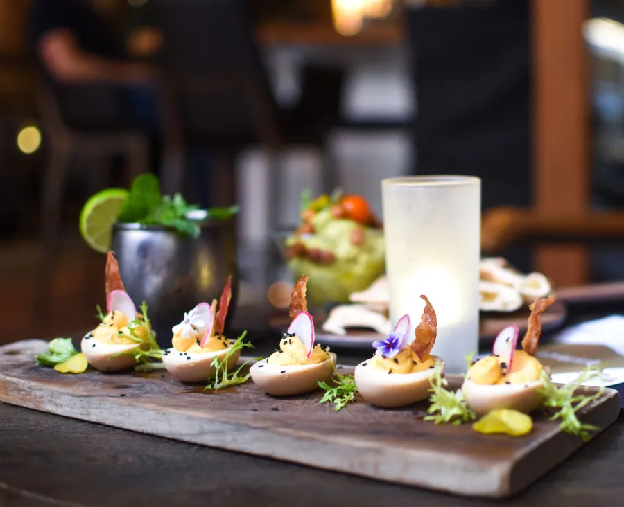 Tamari Deviled Eggs super bowl recipes