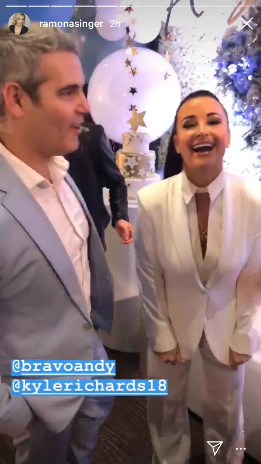 andy cohen, baby shower, kyle richards, real housewives