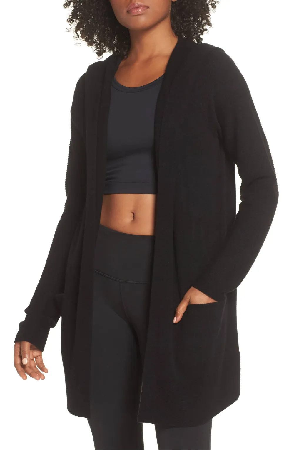 black cashmere wool wrap
