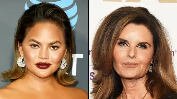 Chrissy Teigen and Maria Shriver