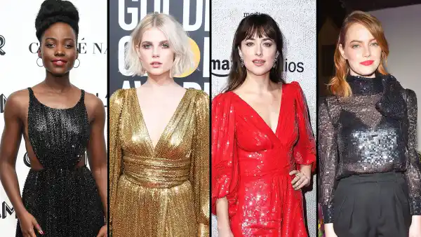 Lupita Nyong'o, Lucy Boynton, Dakota Johnson and Emma Stone