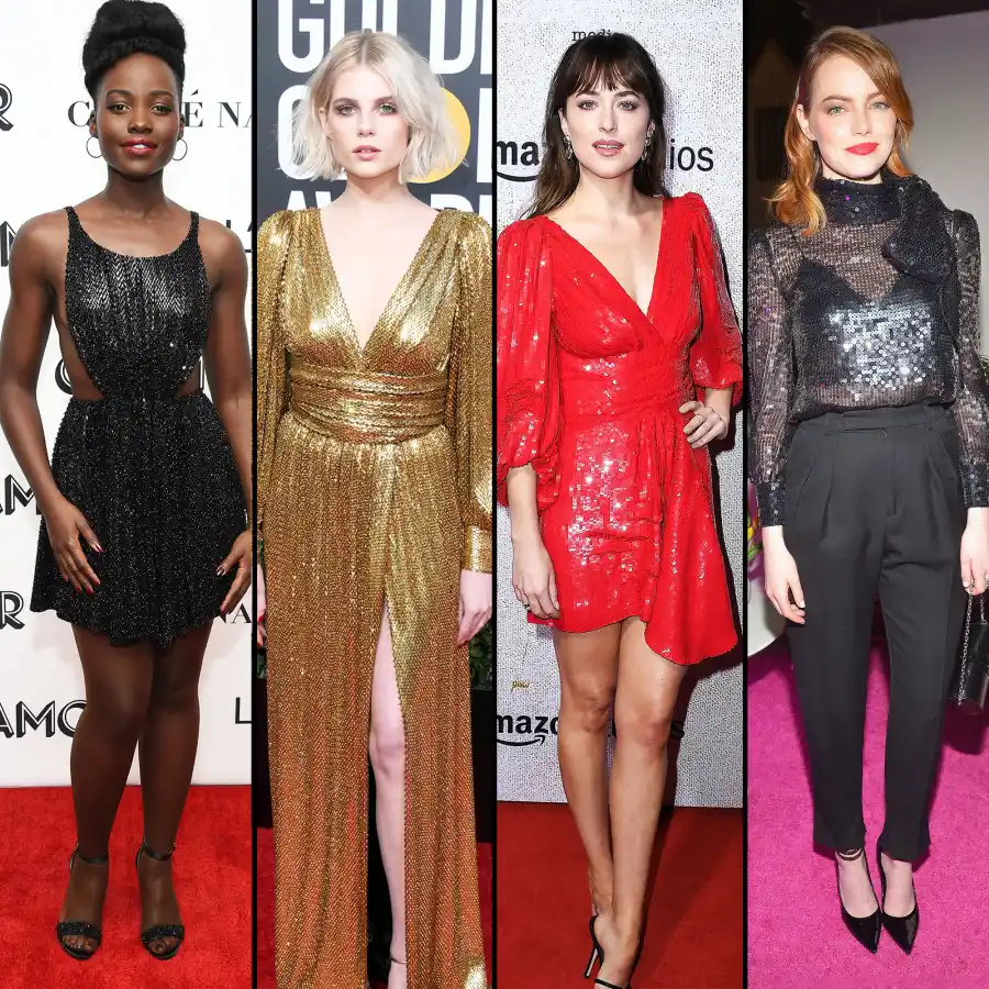 Lupita Nyong'o, Lucy Boynton, Dakota Johnson and Emma Stone
