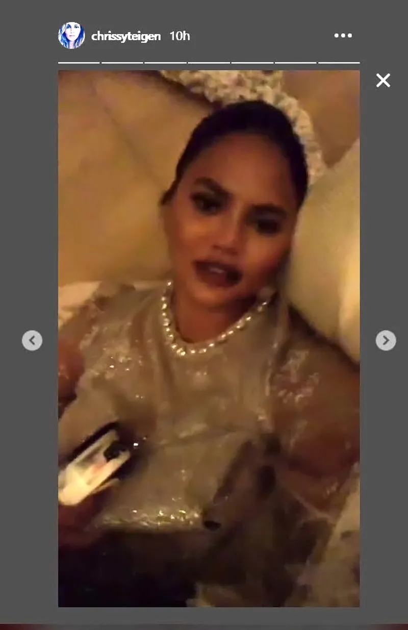 Chrissy Teigen Jokes She Shouldn&rsquo;t Leave Her &lsquo;Couch Corner&rsquo; After John&rsquo;s Birthday