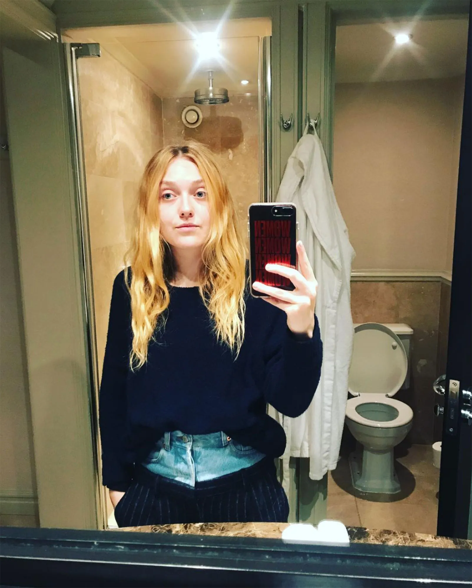 Dakota Fanning Wore Pants With Two Waistbands and We're Kind of Into It